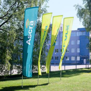 Flaggor: reklamflaggor / beachflaggor