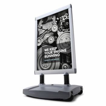 Gatupratare / skyltställ / trottoarpratare