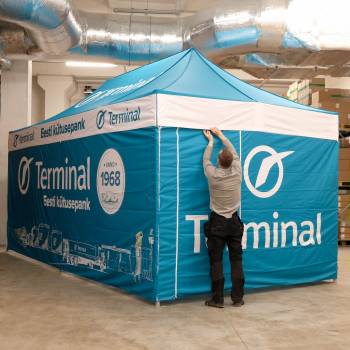 Pop up tält / depåtält / reklamtält