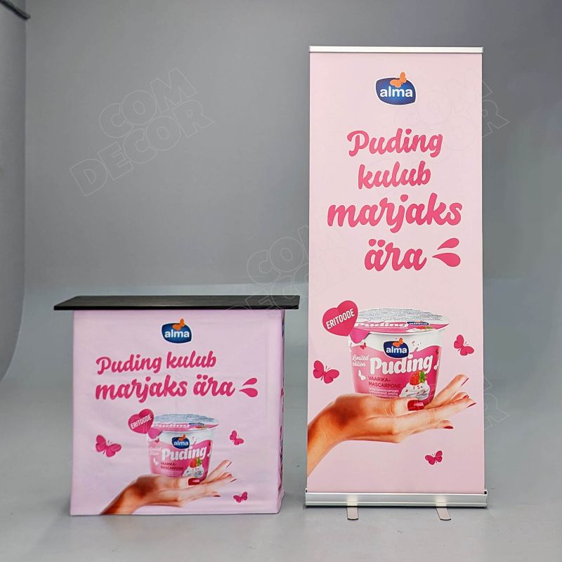 Mässbord / mässdisk och roll-up