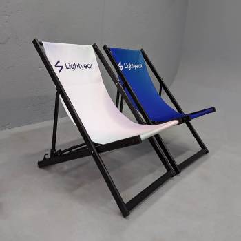 Branded sun loungers Branded sun loungers
