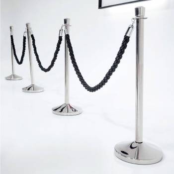 Rope queue barrier / barrier poles / barrier ropes Rope queue barrier / barrier poles / barrier ropes