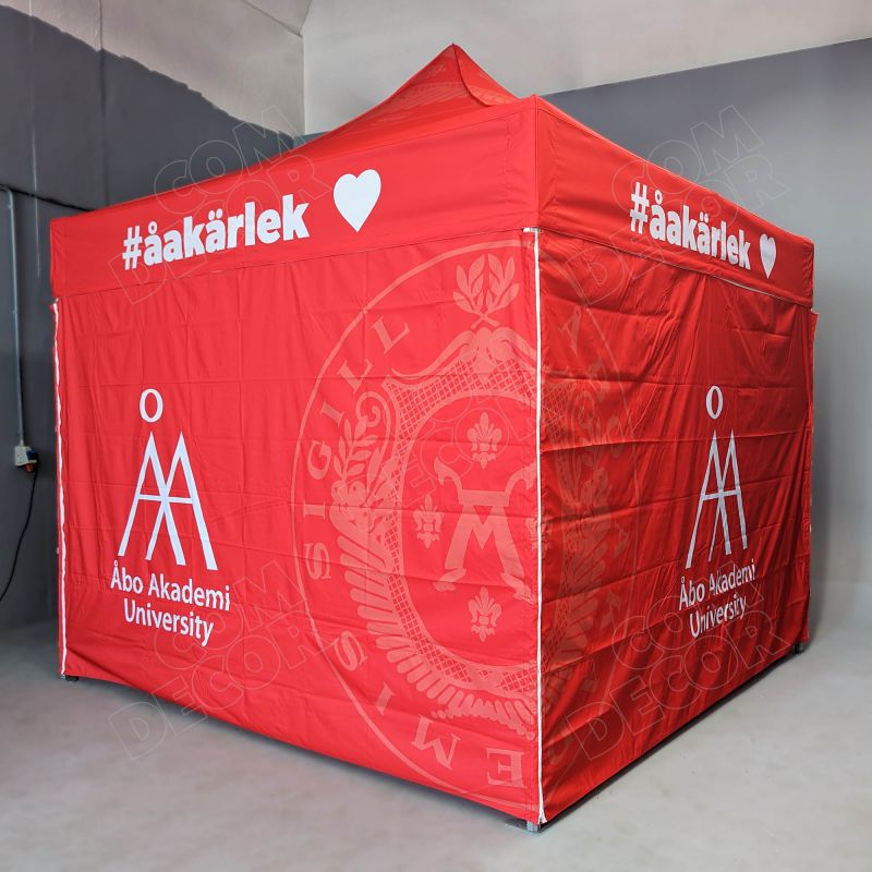Branded advertising tent