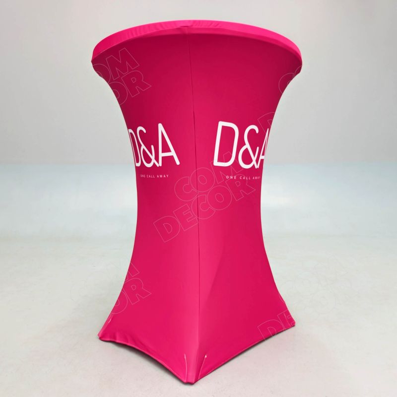 Branded cocktail table for promo events