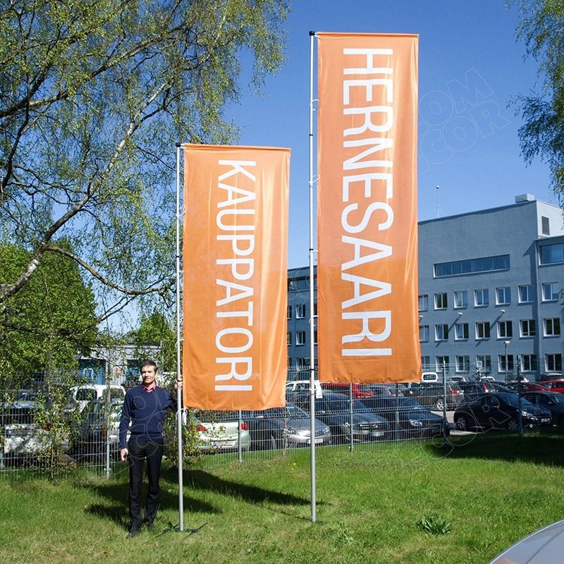 Flag factory: flagpoles and printed flags