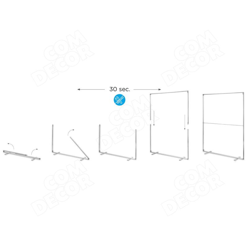 Foldable exhibition stand