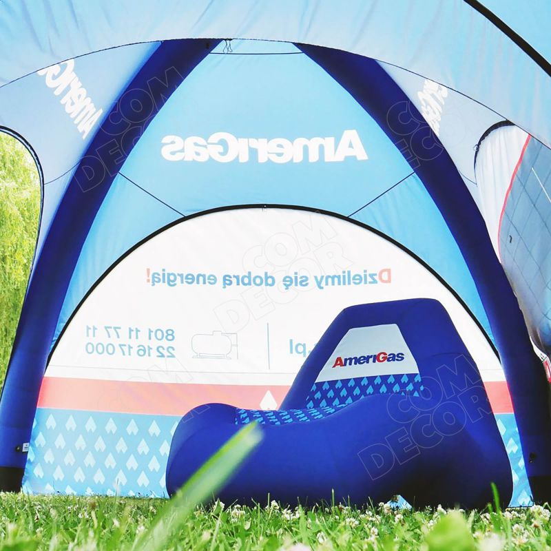 Inflatable event tent and outdoor seat