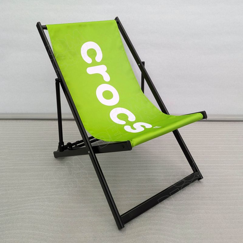 Sun loungers with logo