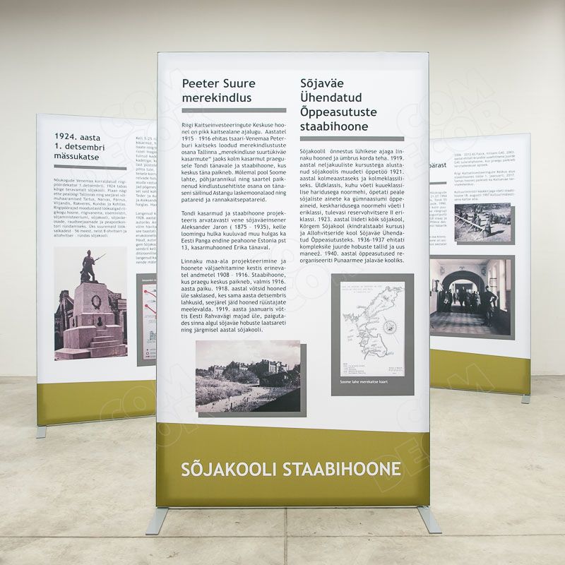 Walls for the exhibition